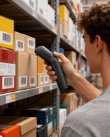 Nano460 1D/2D/QR Bluetooth Tragbare Scanner, mit USB und 2.4G, mit Abnehmbarem 800-mAhAkku - Inateck Office DE