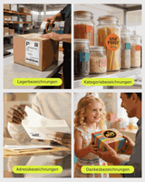 PR50 Bluetooth Etikettendrucker 4x6 für DHL Versandetiketten, Thermodrucker - Inateck Office DE