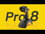 Pro 8 Bluetooth 1D/2D Barcode Scanner mit Touchscreen – CMOS & CCD Dual Module