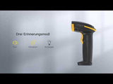 BCST-21 Bluetooth 1D Barcode Scanner, Kabelloser Handscanner mit SDK für Einzelhandel, Lager & Inventur