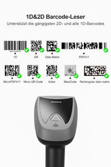 Inateck BCST-52 2D Barcodescanner - 1D&2D Barcode-Leser