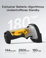 AI Barcode Scanner Bluetooth 1D Scanner, mit APP und SDK, BCST-70 AI - Inateck Office DE