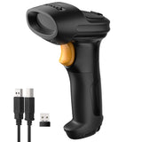 BCST-72 Bluetooth 1D/2D Barcode Scanner, Automatisches schnelles und präzises Scannen, mit 2600-mAh-Akku, 1 Ladung 180 Tage Standby - Inateck Office DE