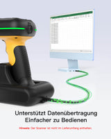 Barcode Scanner Ladestation, Geeignet BCST-61, BCST-75, BCST-75S - Inateck Office DE