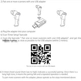 Adapter Dongle für P6, P7, BCST-73, BCST-75, BCST-75S, und BCST-55 Barcodescanner - Inateck Office DE