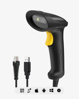 Hyper A60, Barcode Scanner 1D/2D USB, QR Code Scanner Plug & Play für Einzelhandel & Lager - Inateck Office DE