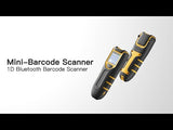 BCST-49 Tragbarer 1D Bluetooth-Barcodescanner mit Display für mobile Datenerfassung