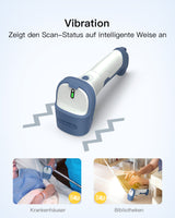 Inateck BCST-73 2D Barcodescanner - Vibration